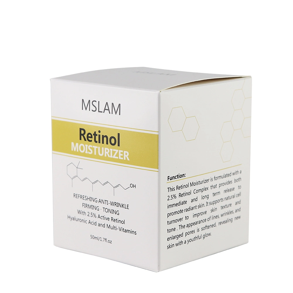 OEM Retinol Moisturizer Skin Care Lightening Cream for Face and Eye Area