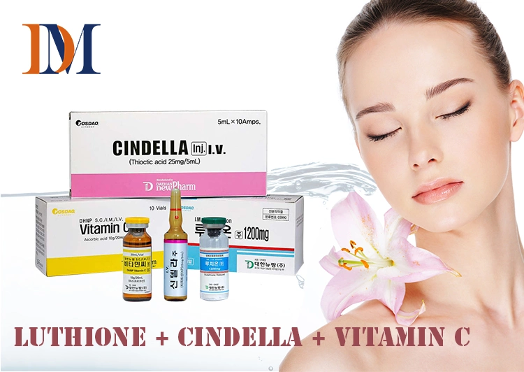 Korea Skin Lightening Luthione + Cinderella + Vitamin C Whitening Body Injections