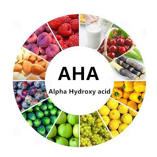 Cosmetics Raw Materials Alpha Hydroxy Acid Moisturizing and Whitening Aha