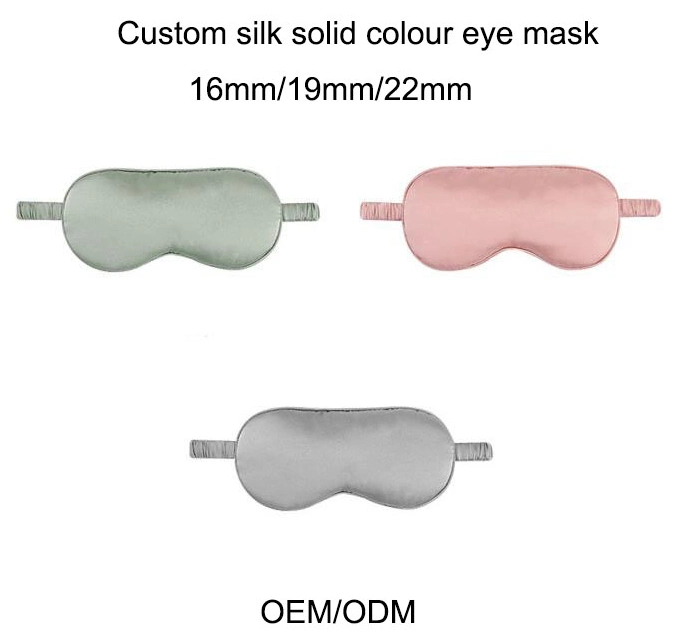 Custom Design Print Silk Sleep Eye Mask for Ladies