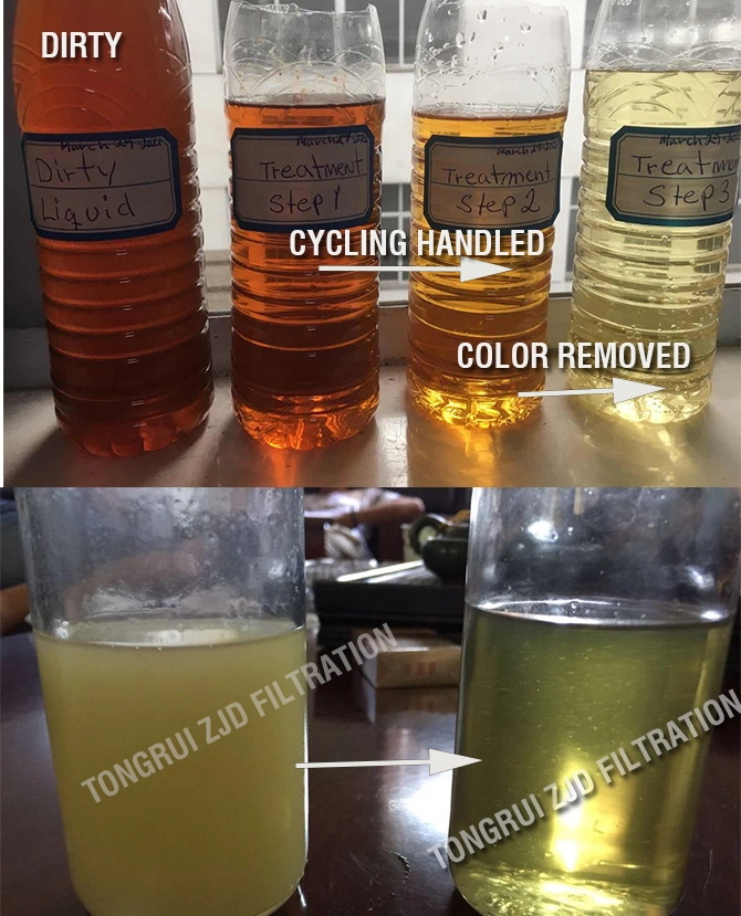 Decolorization/ Purification Make Waste Oil Cleaner