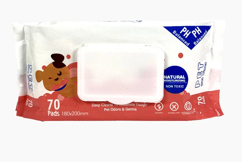 Factory Price OEM for Dogs Cats Puppy Body Face Eyes Ears Paws Cleaning Grooming Biodegradable Organic Pet Wet Wipes