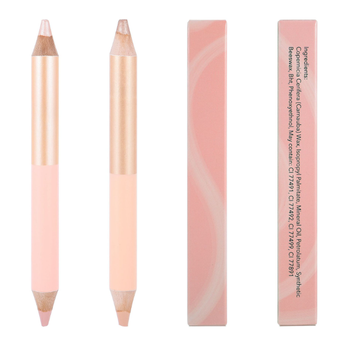 Makeup Highlighter Concealer Pencil Private Label Waterproof Eyebrow Highlight Pen Double Headed Highlighter Concealer Pencil