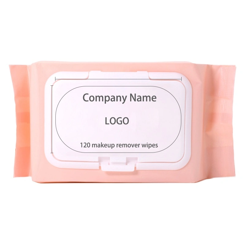 Customized Packaging Private Label Own Logo Disposable Makeup Remove Wet Wipes Mini Facial Cleansing Female Makeup Remover Wipes