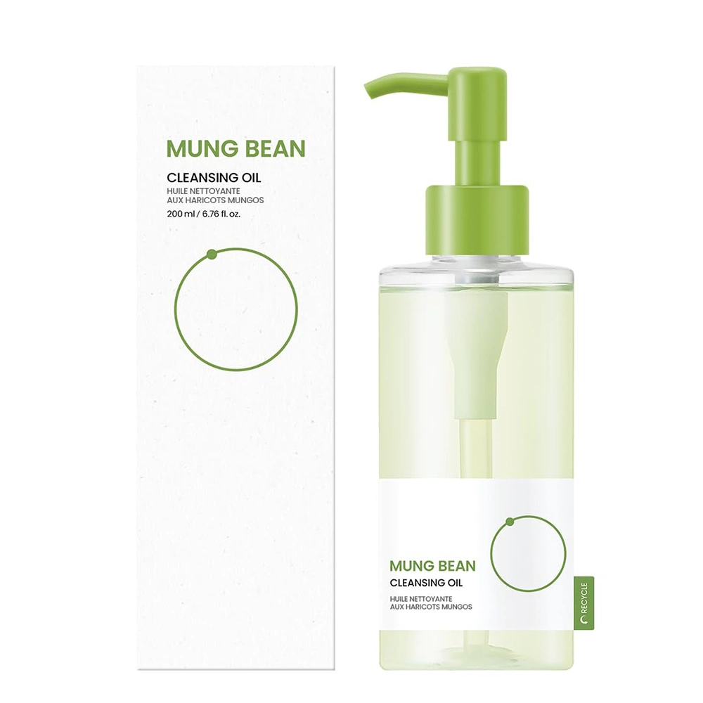 Private Label Mung Bean Facial Cleanser Refreshing Sunscreen Lipstick Eyeliner Makeup Remover Vegan Cleansing Oil