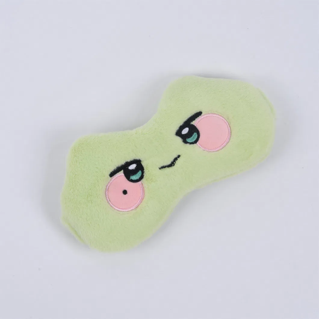 Wholesale Low MOQ Travel Female Eye Cover Plush Sleep Eye Mask