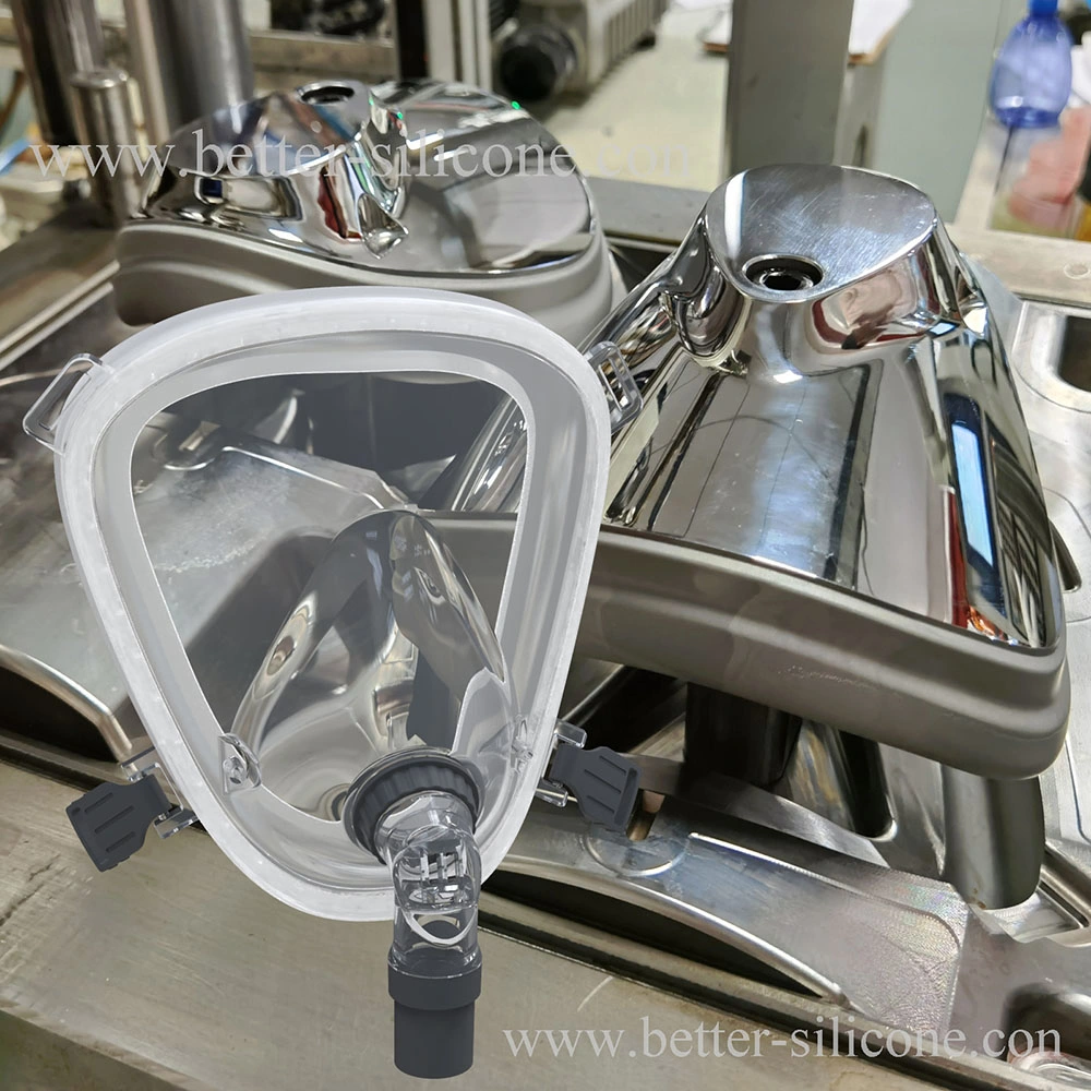 Sleep Apnea Bipap Full Face Anaesthesia Oxygen Breathing CPAP Mask with Headgear