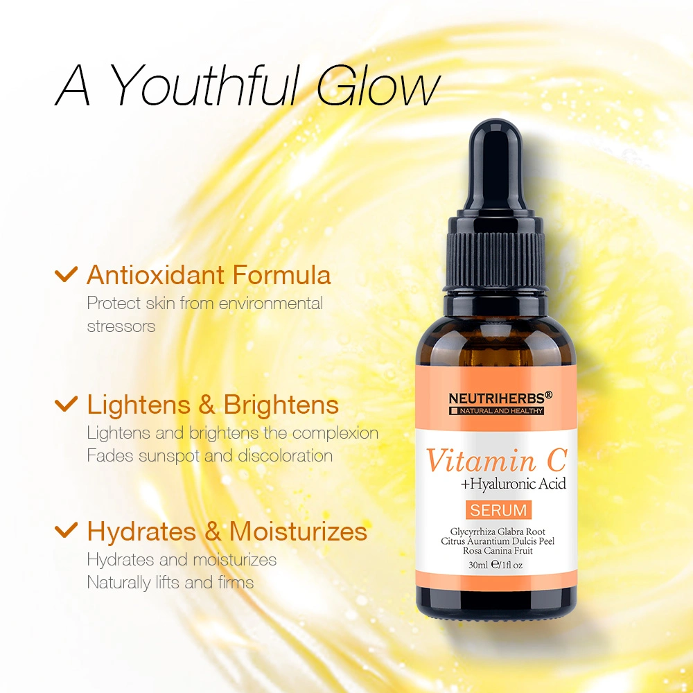 Vitamin C Anti Aging Private Label Hydrate Whitening Lightening Serum for Skin