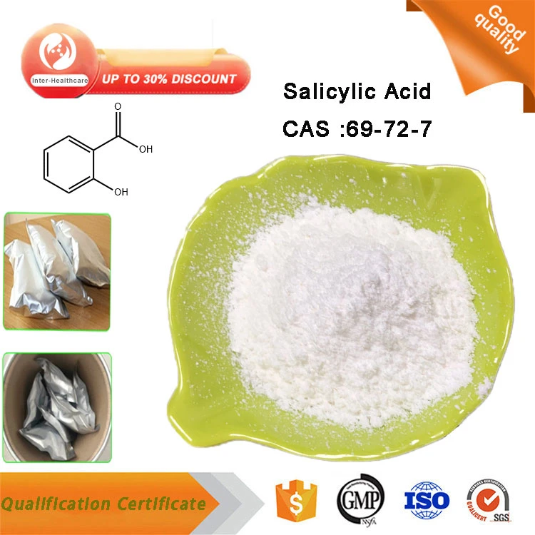 China Supplier Pharmaceutical Chemical Material Salicylic Acid Powder CAS 69-72-7 Salicylic Acid