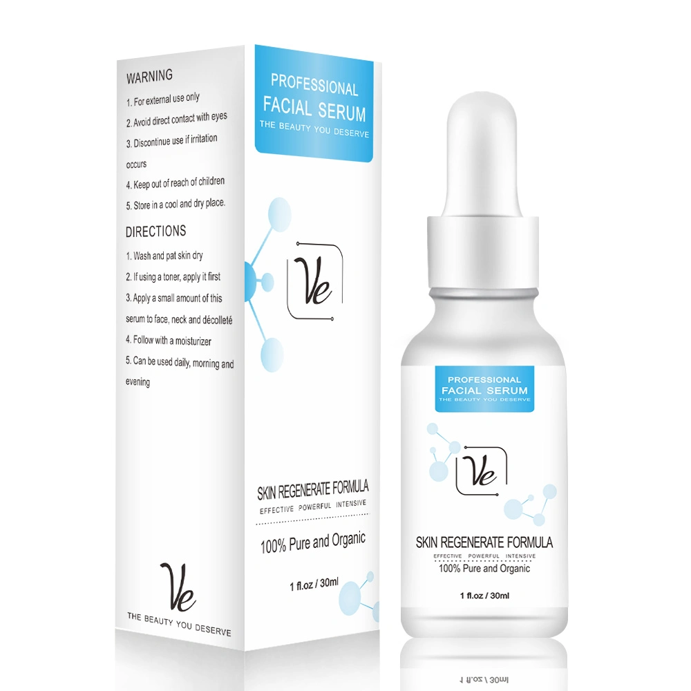 Skin Regenerate Formula Vitamin E Lightening Moisturizing Collagen Professional Facial Serum for Face