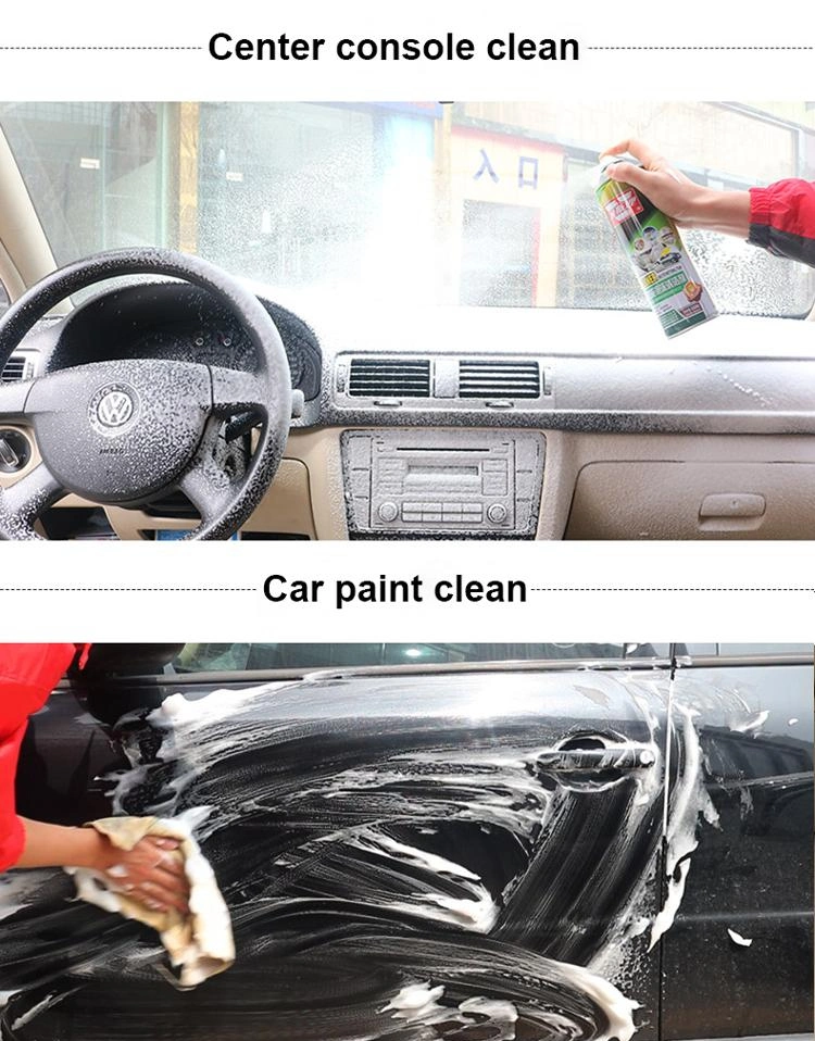 Car Interior Spray Cleaning Detergent Upholstery Multi Purpose Foam Cleaner