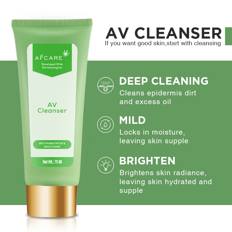 Face Care Avocado Hydrating Cleanser Face Wash Acne Treatment Foam Facial Cleanser