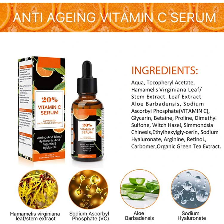 Advance Anti-Aging Formula Amino Acid Blend Hyaluronic Acid Vitamin E Jojoba Oil Serum