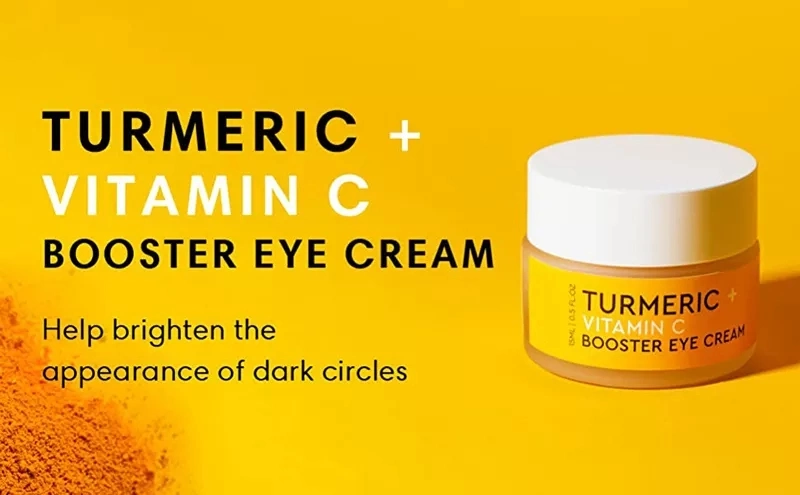 Beauty Cosmetics Eye Skin Care Turmeric Vitamin C Eye Cream for Anti-Aging Beauty