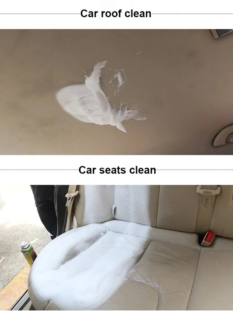 Car Interior Spray Cleaning Detergent Upholstery Multi Purpose Foam Cleaner