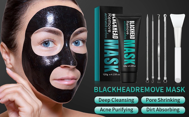 Beauty Mascarilla Purifying Blackhead Remover Facial Mask Acne Remove Deep Cleansing Peel off Bamboo Charcoal Mud Face Mask