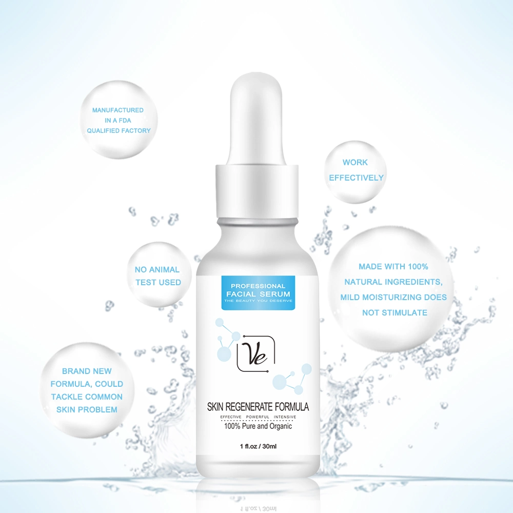 Skin Regenerate Formula Vitamin E Lightening Moisturizing Collagen Professional Facial Serum for Face