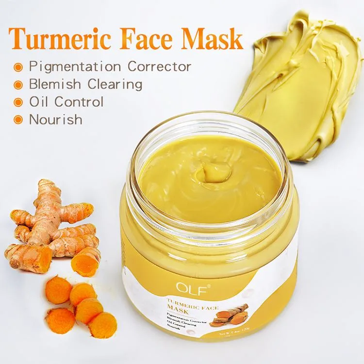 Vitamin C Bentonite Organic Vegan Turmeric Clay Mask