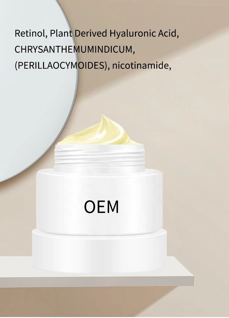 Private Label Natural Vitamin a Brightening Reduce Wrinkles Face Cream Whitening Dark Spot Removing Cream