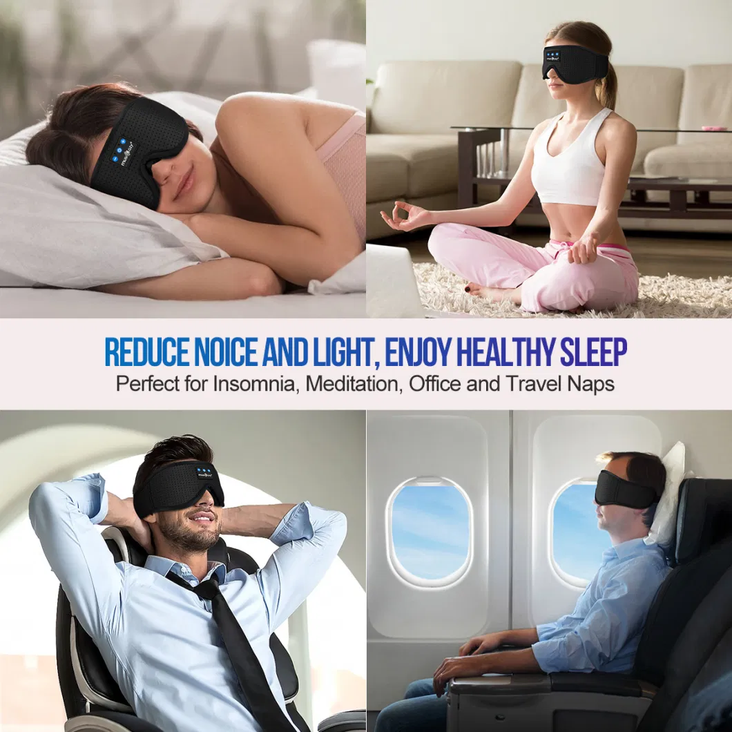 Wireless Bluetooth Amazon&prime; S Same Sleep Music Answering Phone Home Travel Blackout 3D Bluetooth Eye Mask