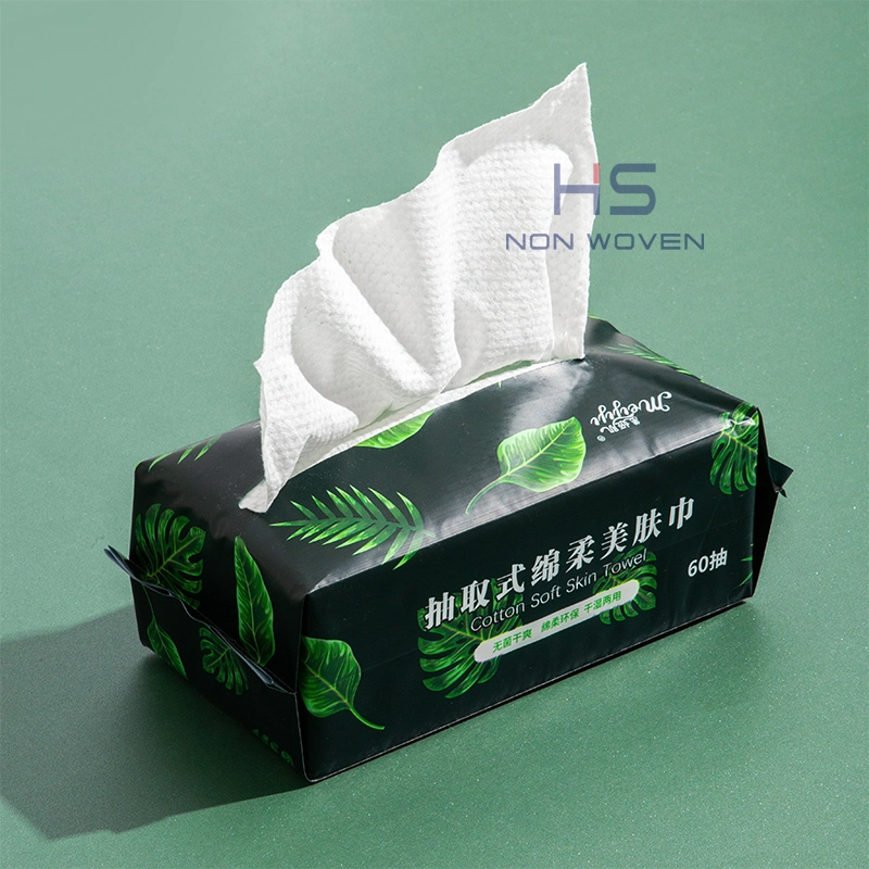 80PCS Perbag Cotton Facial Tissue Replace Towel for Sensitive Skin, Count Thick Soft Non-Woven Cotton Dry Wipes Disposable Facial Cleansing Makeup Removers