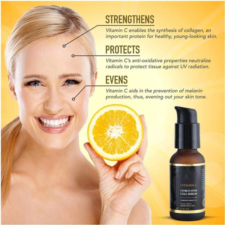 Private Custom Skin Brightening Anti-Acne Vitamin C Serum for Face