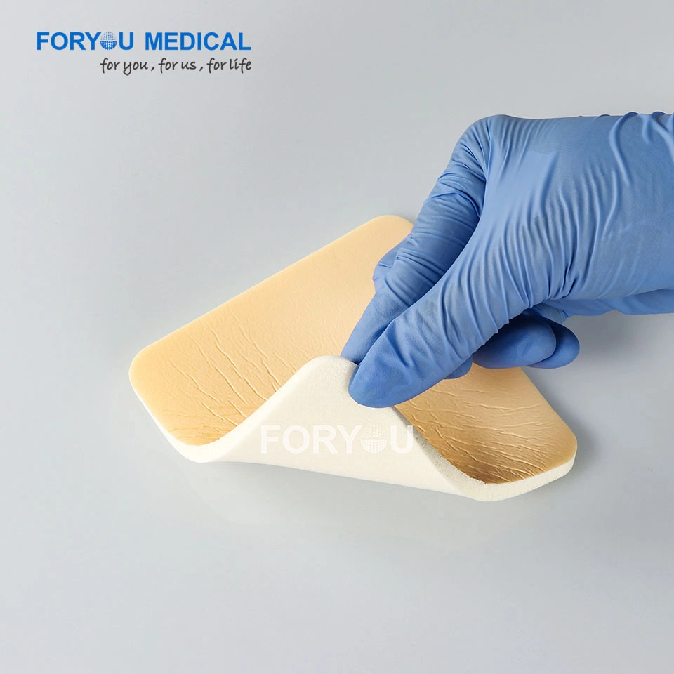 Sterilized Dressings Silicone Foam Dressing Adhesive Polyurethane Dressing