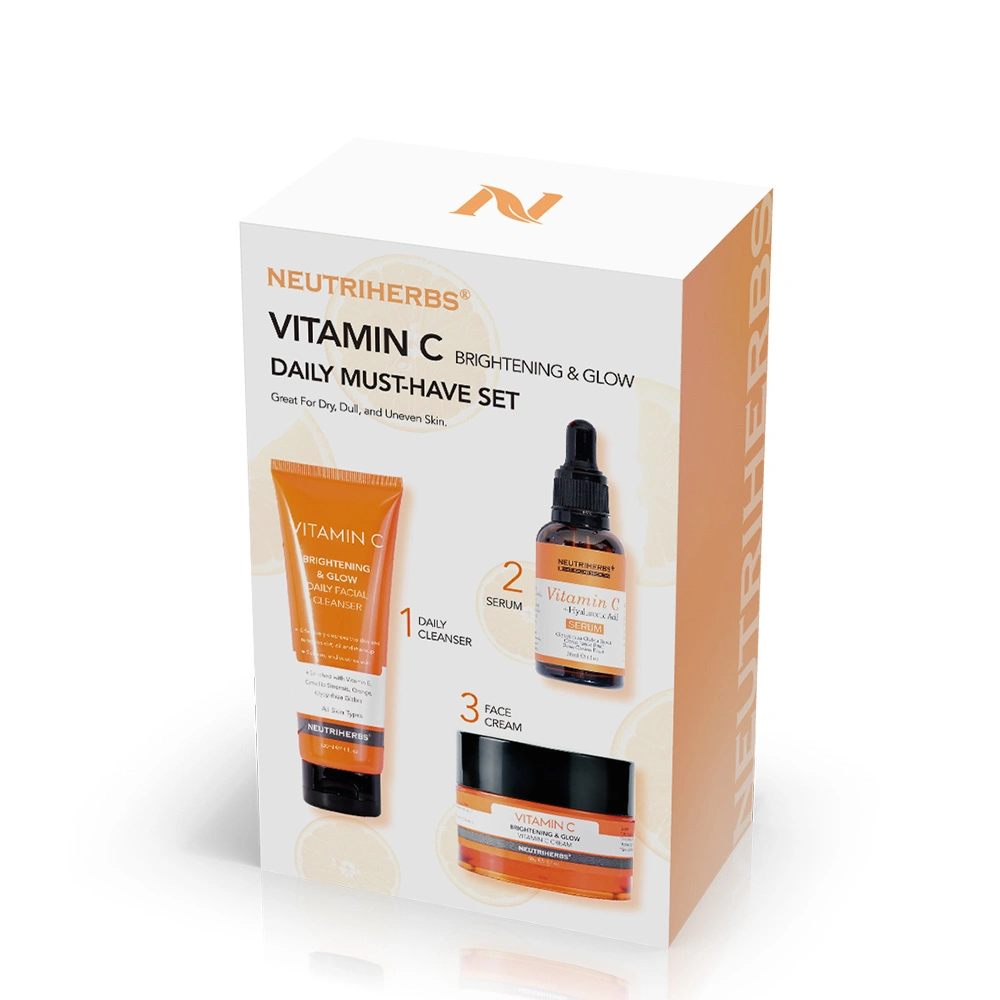 Collagen Cosmetics Vitamin C Serum for Face Anti Aging Brightening Dark Spot Serum Set