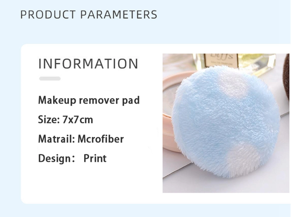 Oil Makeup Remover Private Label Microfiber Reuseable Makeup Remover Pads Use Makeup Remover Water Only