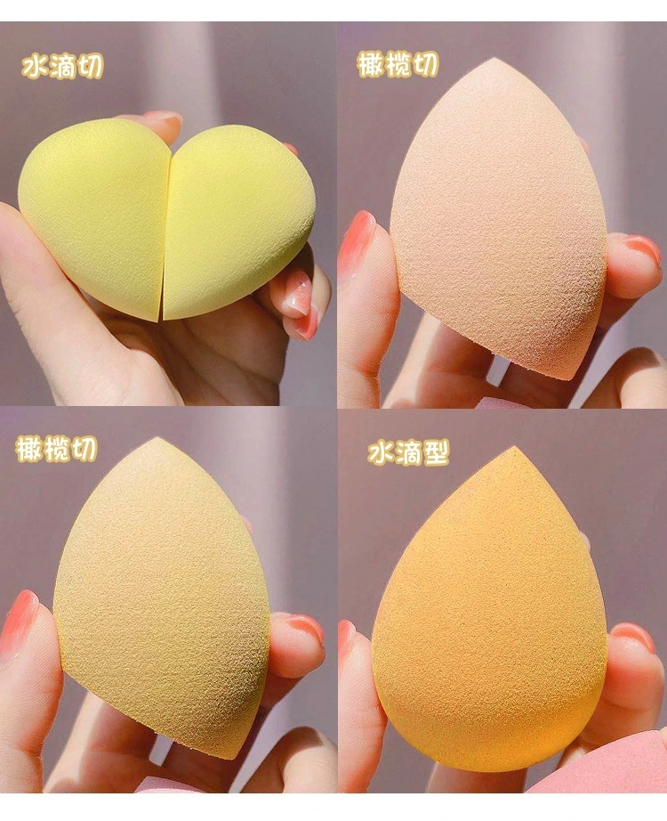 Latex Free Beauty Egg Blending Blender Sponge Makeup Sponge Set for Powder Cosmeitc with Box and Package