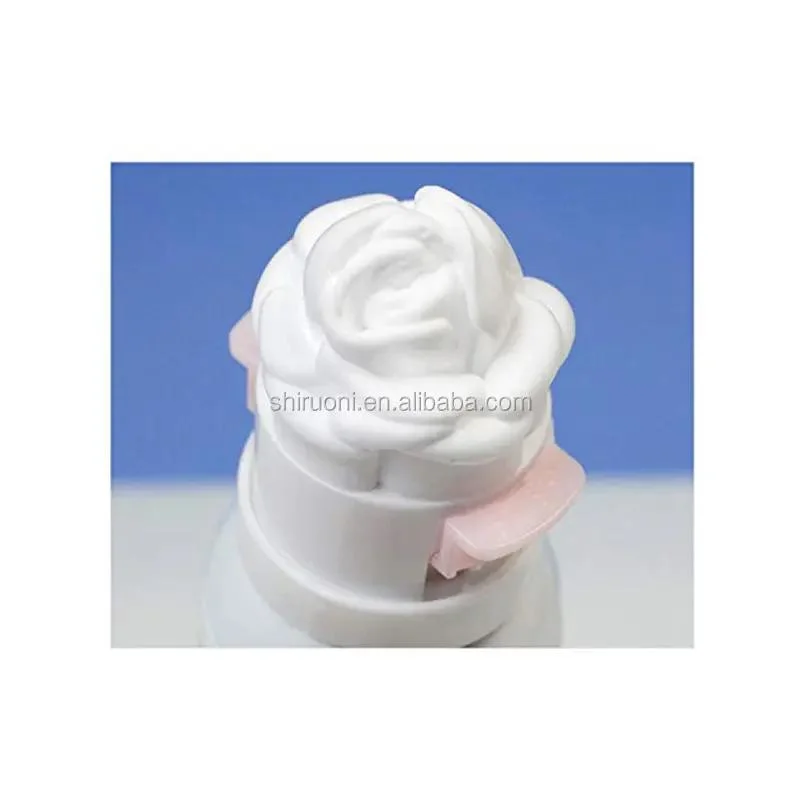 Facial Foam Cleansing Mousse Cleanser Skin Care Rose Flower Shape Oil Control Remove Makeup Face Mousse Cleanser