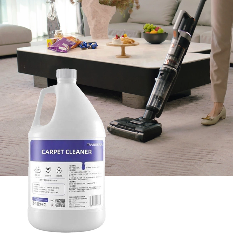 Commercial 4kg Low Foam Carpet Cleaner Eco-Friendly Eliminate Static Wash-Free Stain Remover