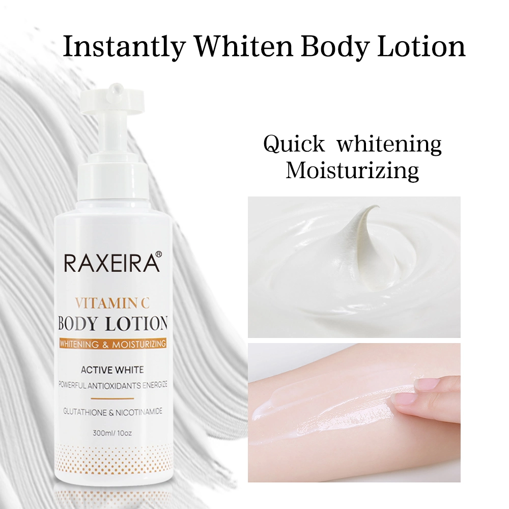 Private Label Moisturizing and Lasting Fragrance Vitamin C Whitening Body Lotion for Women and Men