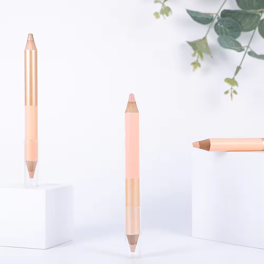 Makeup Highlighter Concealer Pencil Private Label Waterproof Eyebrow Highlight Pen Double Headed Highlighter Concealer Pencil