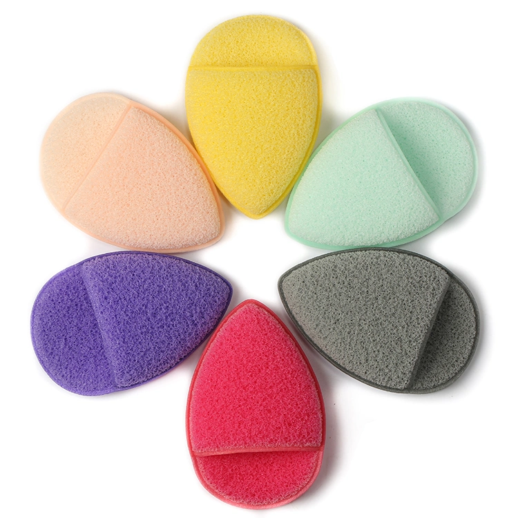 Waterdrop Shaped Glove Washing Face Sponge Cleansing Sponge Facial