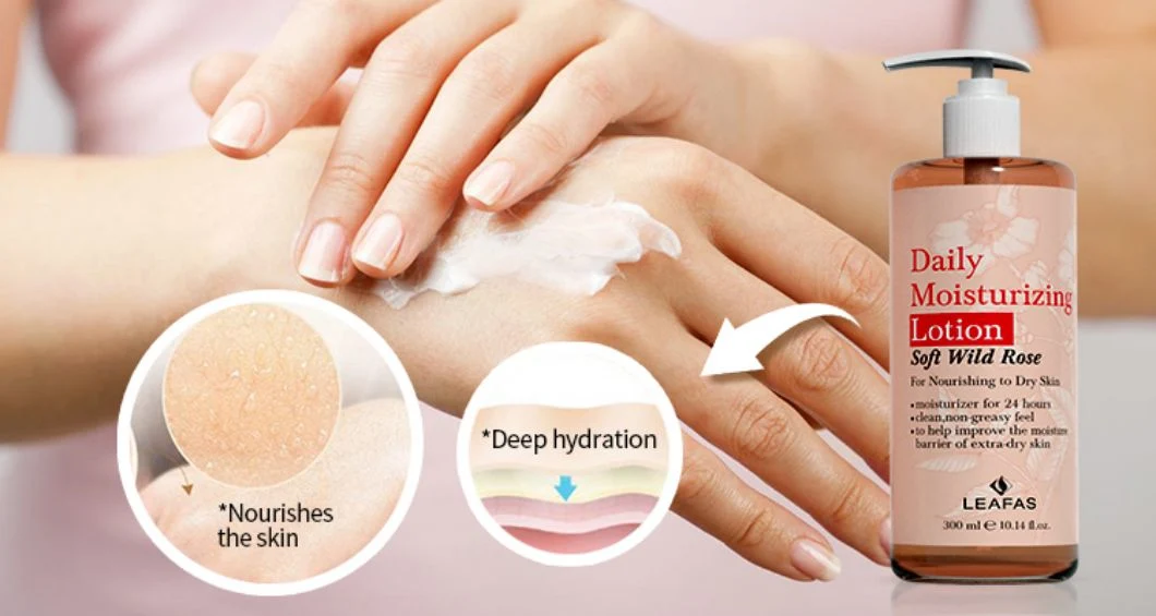 High Quality Moisturizing Lotion Rose Body Lotion for Dry Skin