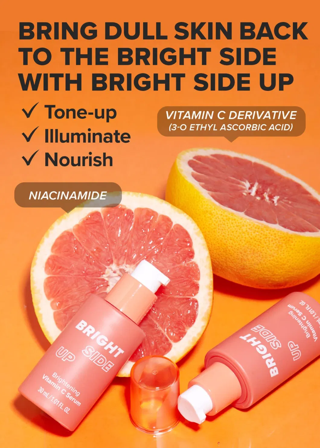 Lip Mask Illuminating Vitamin OEM Logo Organic Brightening Skincare Set