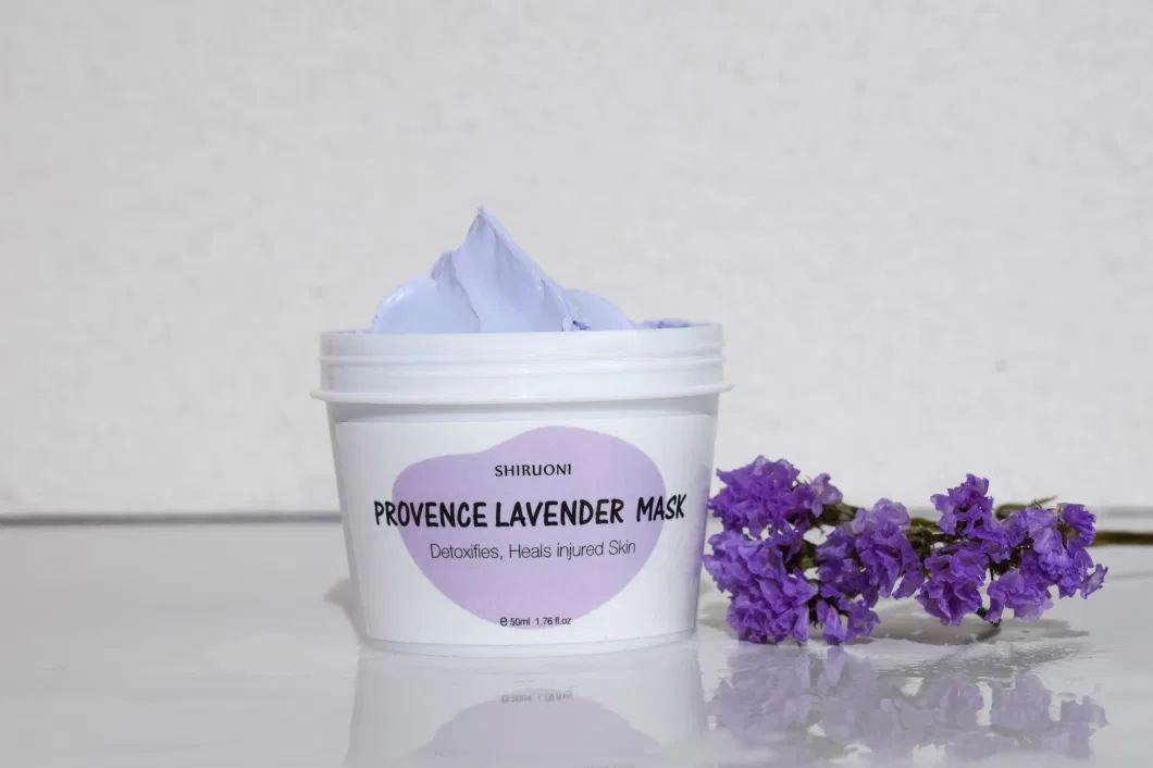 Organic Clay Mud Mask Pore Minimizer Detoxifying Brightening Tightening Lavender Clay Mask