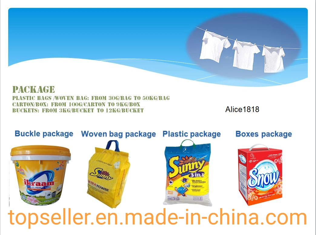 25kg Packing Detergent Powder Washing Powder in Low Price