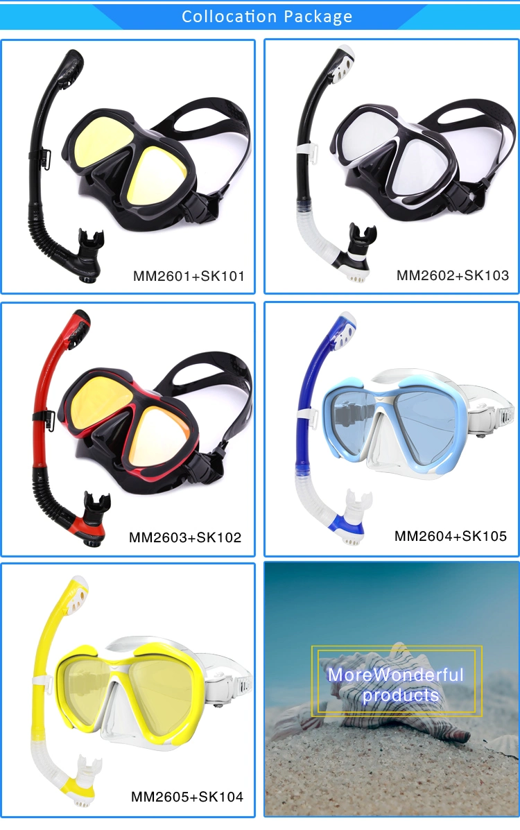 Presbyopic Lenses Prescription Snorkel Mask High Quality Silicone Diving Masks