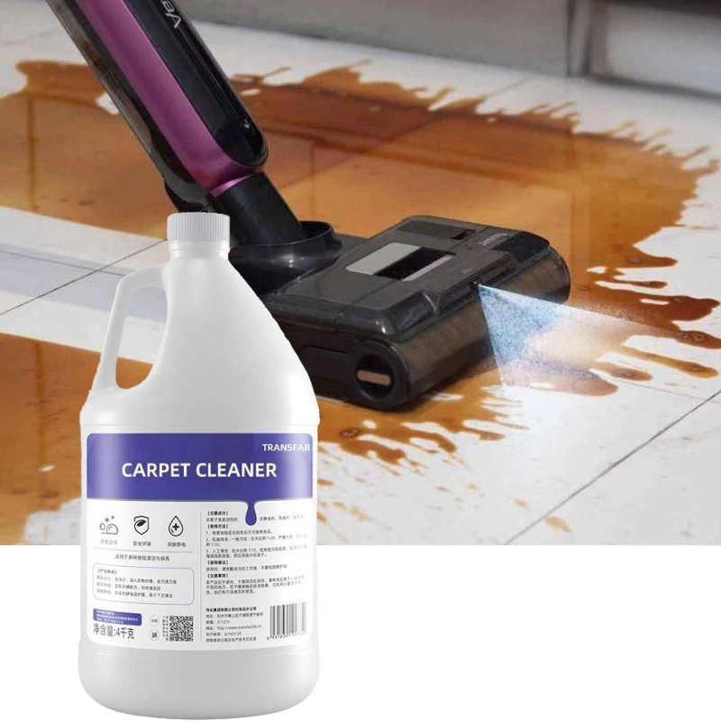 Commercial 4kg Low Foam Carpet Cleaner Eco-Friendly Eliminate Static Wash-Free Stain Remover