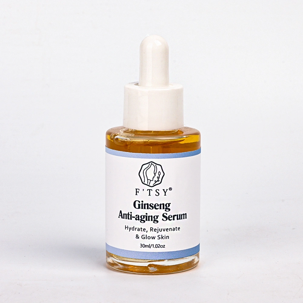 OEM Factory Ginseng Hydrate Rejuvenating Skin Anti-Aging Glowing Facial Serum