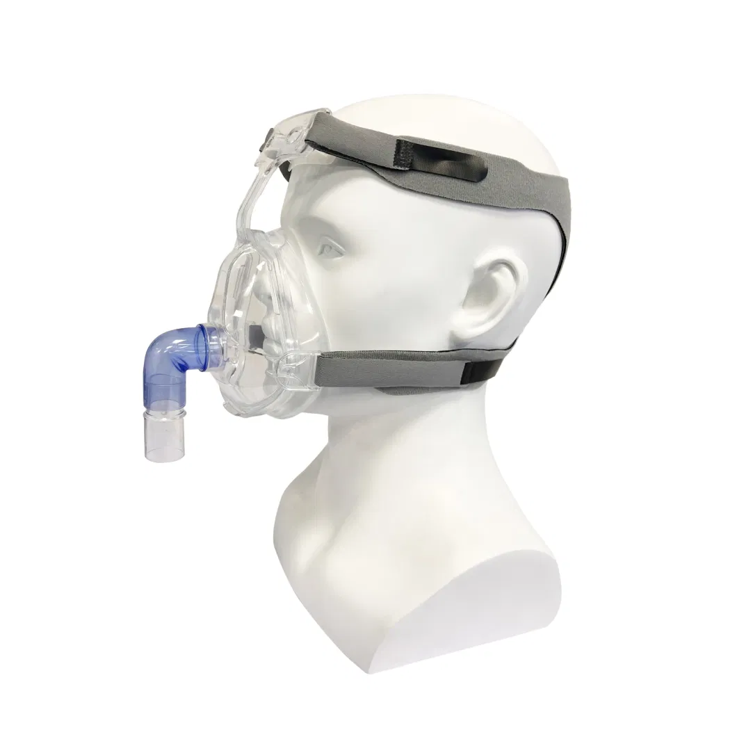 Medical Grade Silicone Material Adult CPAP Full Face Mask for Sleep Apnea