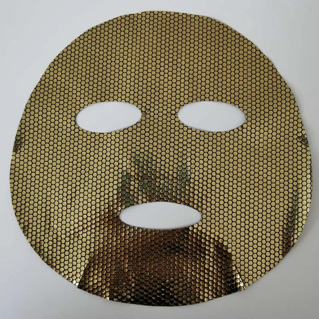 Golden and Silver Superconducting Facial Mask Sheet Luxurious Mask