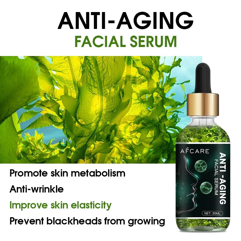 Beauty Cosmetics Skin Care Anti-Aging Seaweed Collagen Hyaluronic Acid Serum