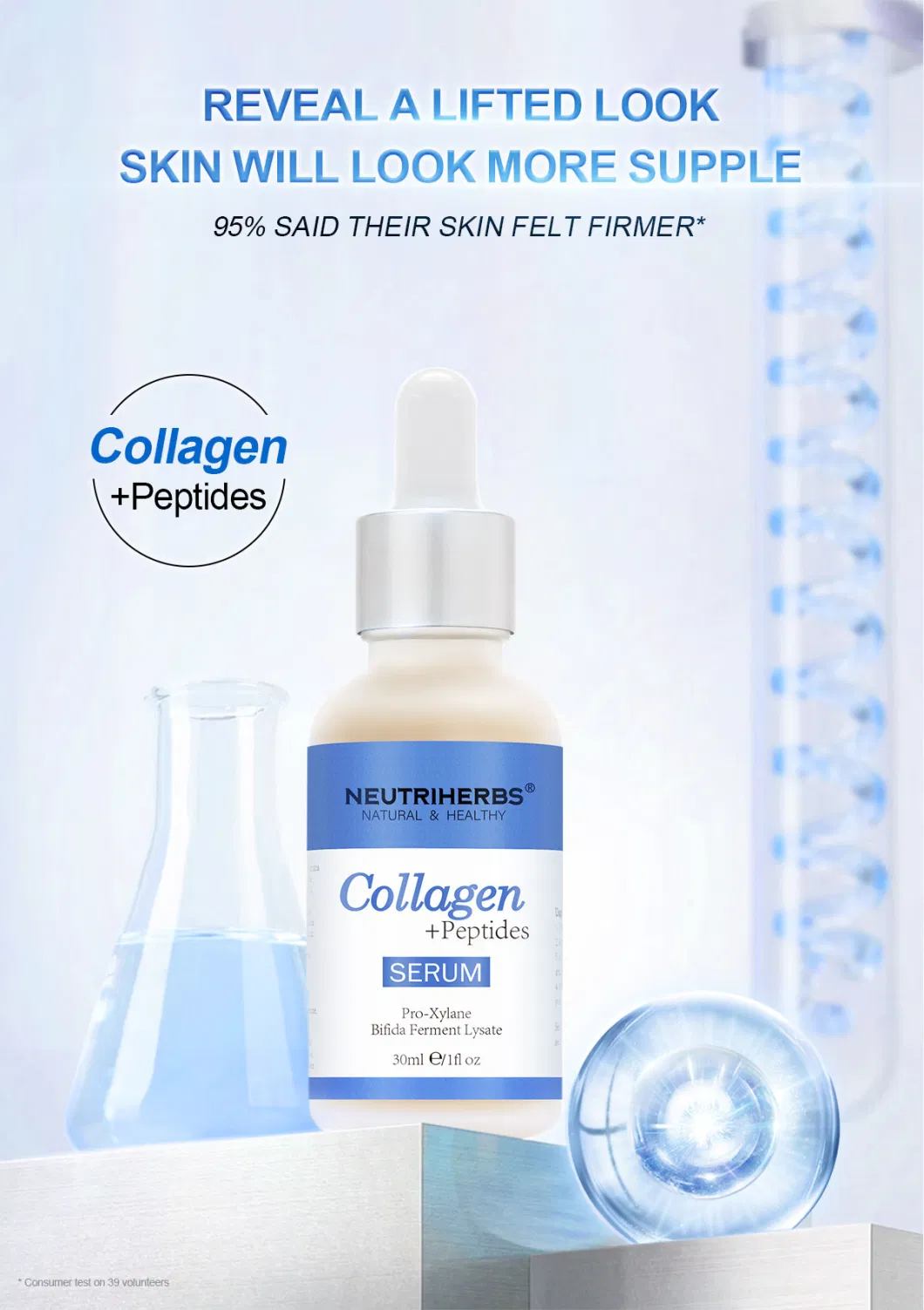 New Product Skin Booster Anti-Aging Firming Collagen Peptide Serum