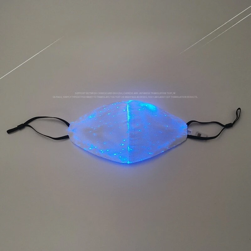 Factory Price Halloween Fashion Luminous LED Rave Party Mask Lighting up Mask for Night Club Bar, Light up Mask