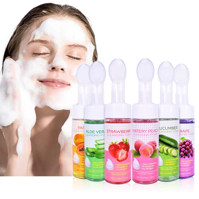 Deep Cleansing Foaming Facial Cleanser Private Label Organic Hydrating Brightening Face Wash