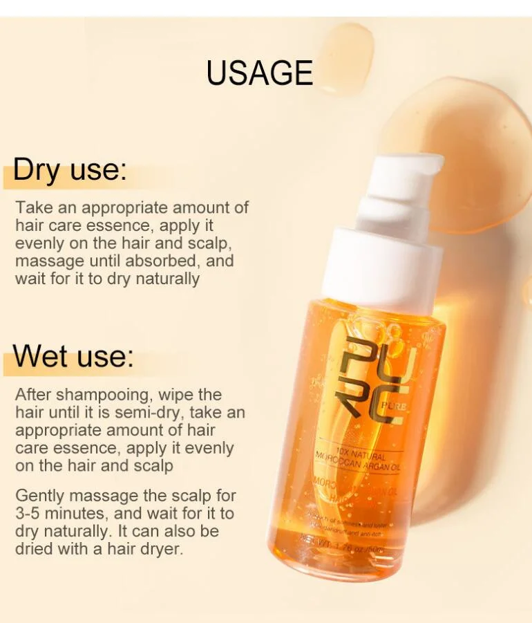 Online Wholesale Ready to Ship Argan Oil Hair Care Essential Oil Hair Care Soft and Glossy Moroccan Argan Hair Essential Oil