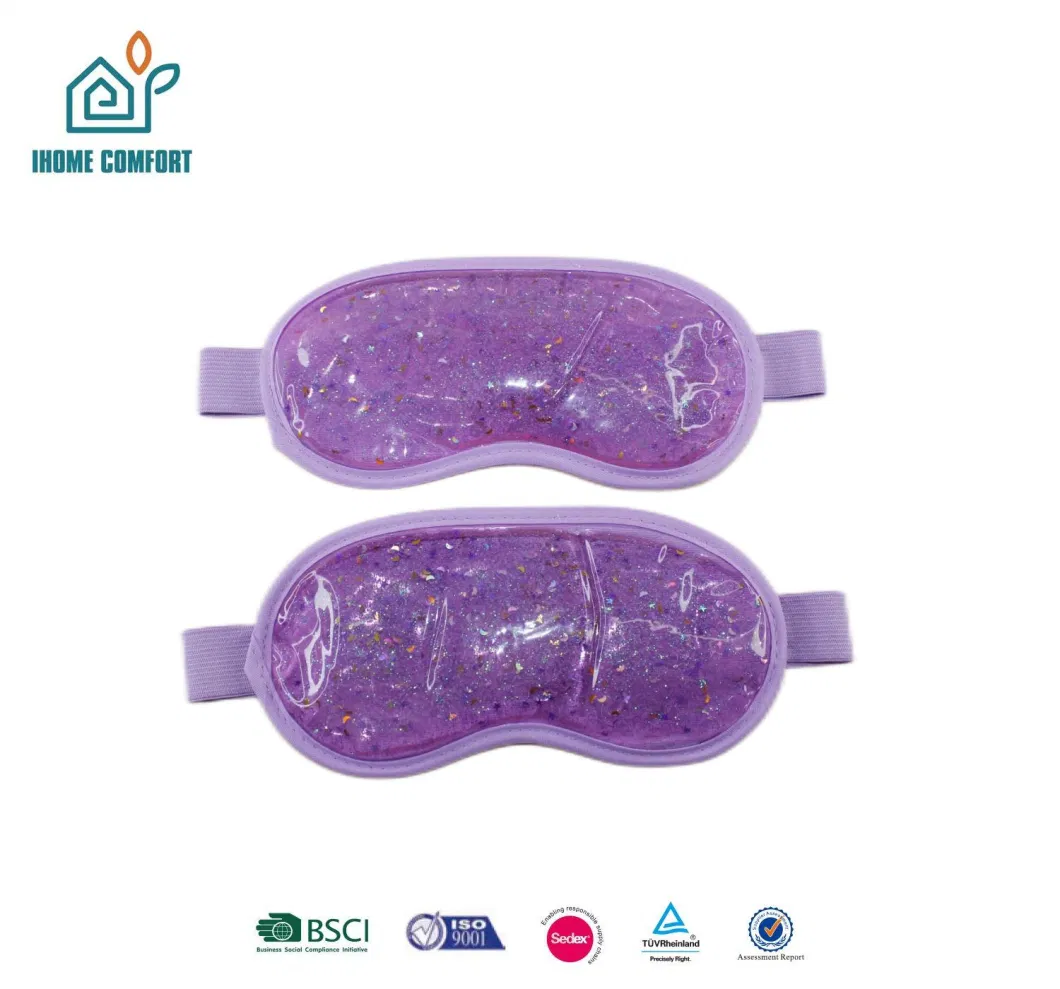 Soft Fabric Cold Compress Gel Eye Mask with Customized Logo